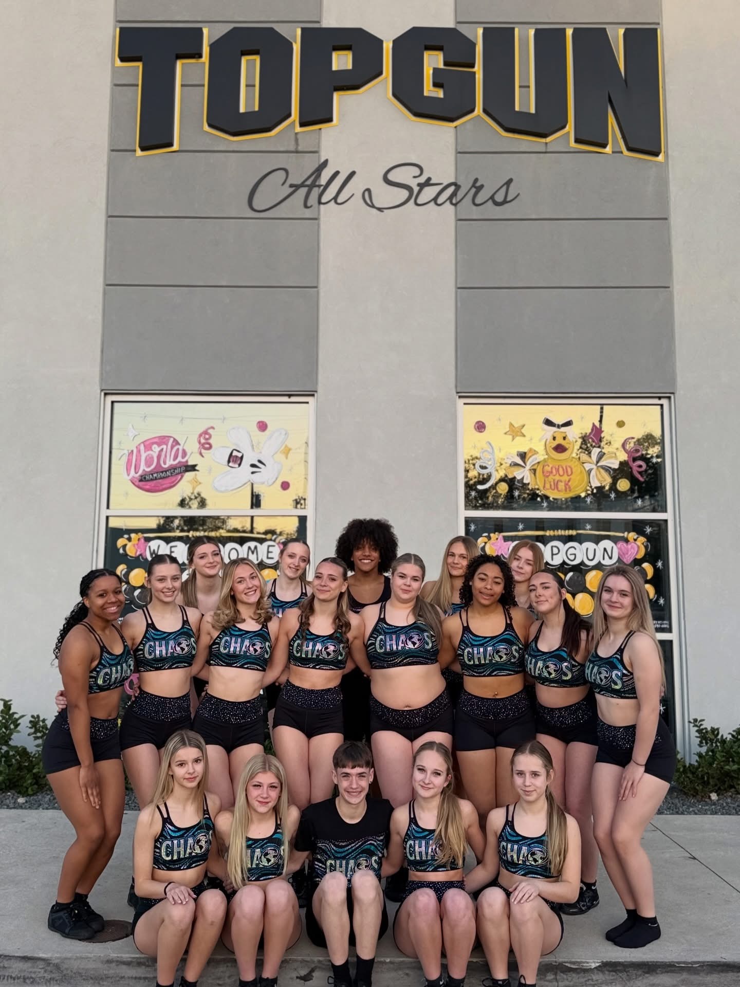 ACA Chaos team outside Top Gun All Stars